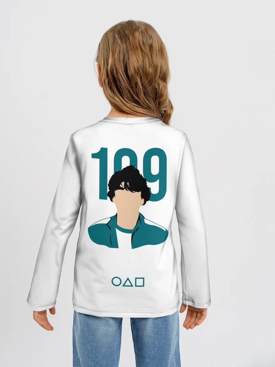 Детский лонгслив / Squid game - Али Абдул 199