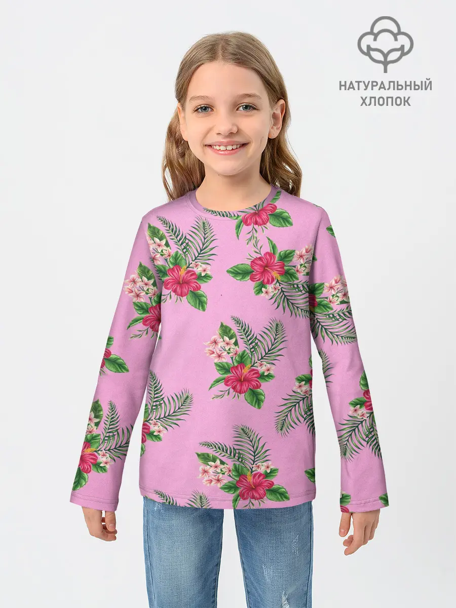 Детский лонгслив / Букеты лилий