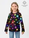 Детский лонгслив / ПРАЗДНИЧНЫЕ ОГОНЬКИ