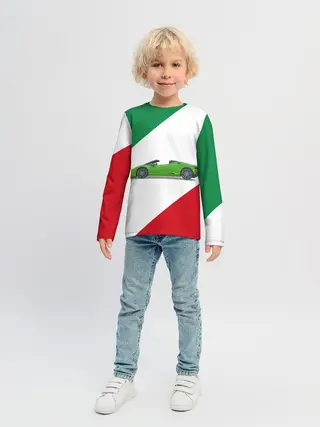 Детский лонгслив / Lamborghini