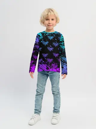 Детский лонгслив / Velial Squad | neon