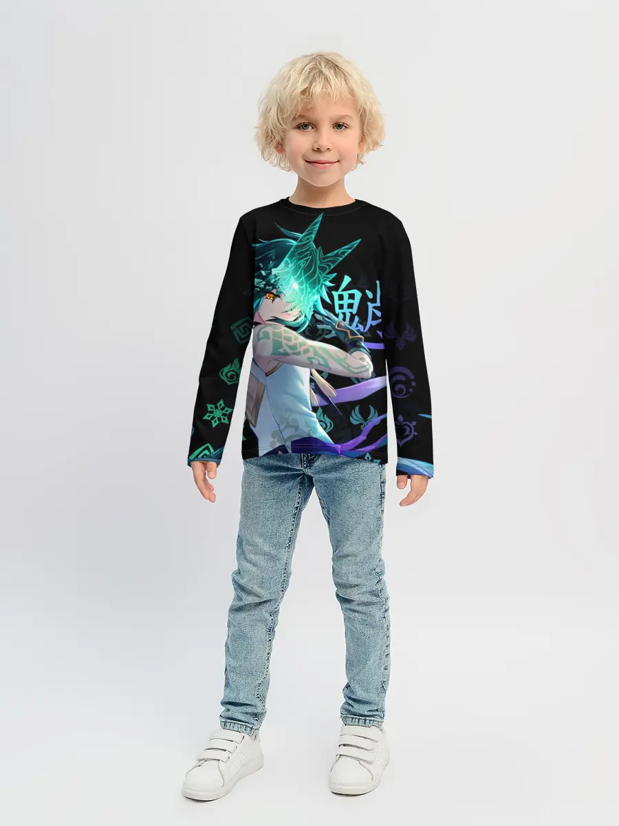 Детский лонгслив / Genshin Impact: Сяо