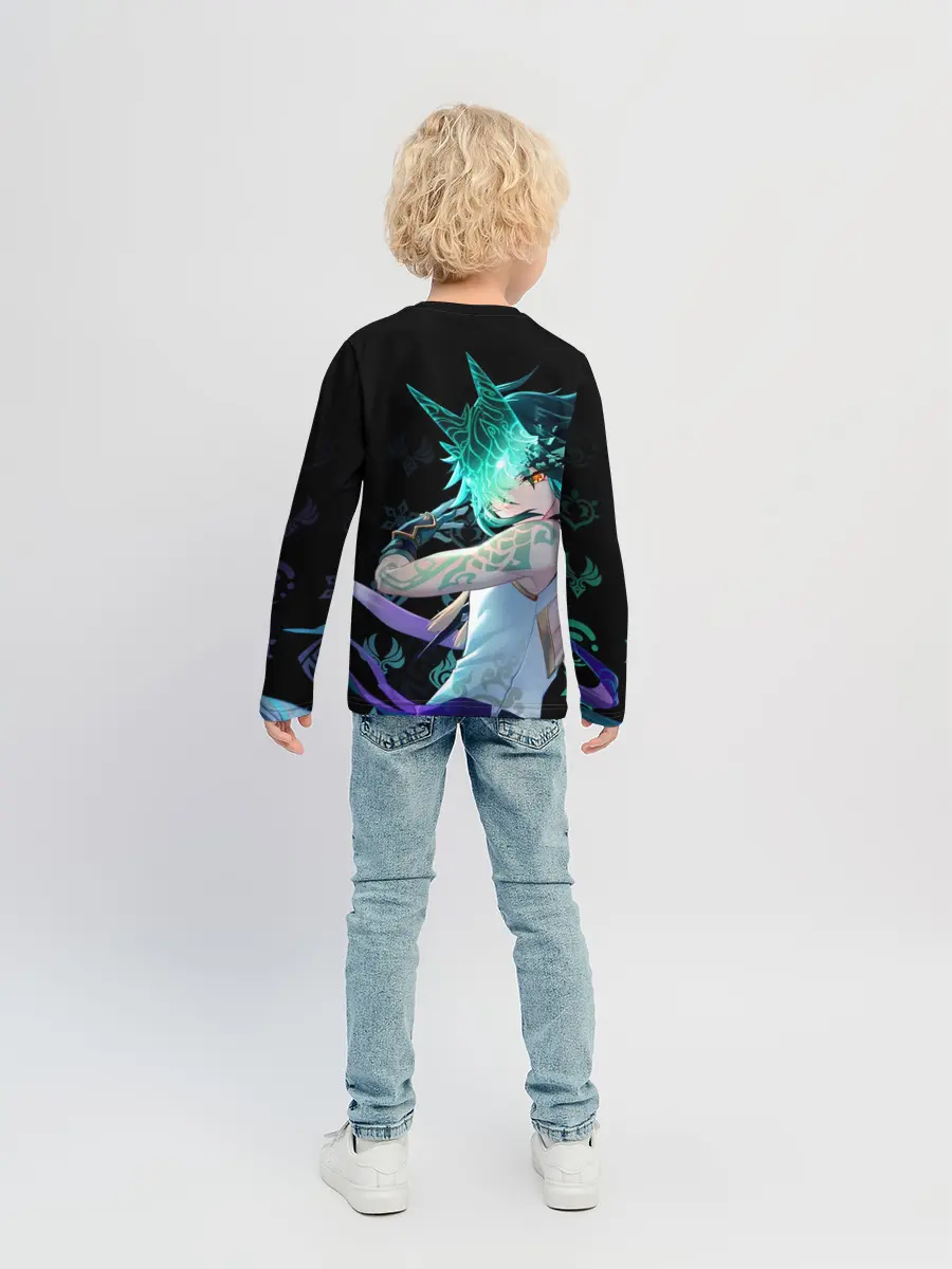 Детский лонгслив / Genshin Impact: Сяо