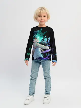 Детский лонгслив / Genshin Impact: Сяо