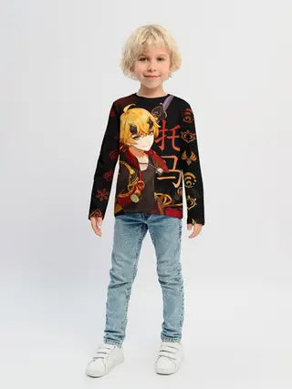 Детский лонгслив / Genshin Impact - Тома