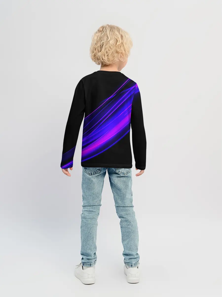 Детский лонгслив / MERCEDES-BENZ / МЕРСЕДЕС-БЕНЗ / ПУРПУРНЫЙ