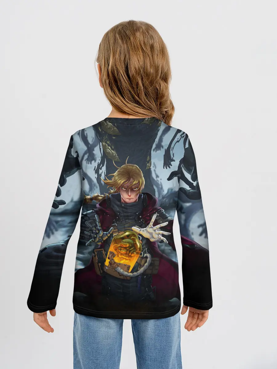 Детский лонгслив / СТАЛЬНОЙ АЛХИМИК DEATH STRANDING STYLE