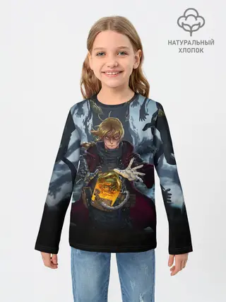 Детский лонгслив / СТАЛЬНОЙ АЛХИМИК DEATH STRANDING STYLE