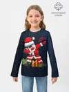 Детский лонгслив / SANTA DABBING