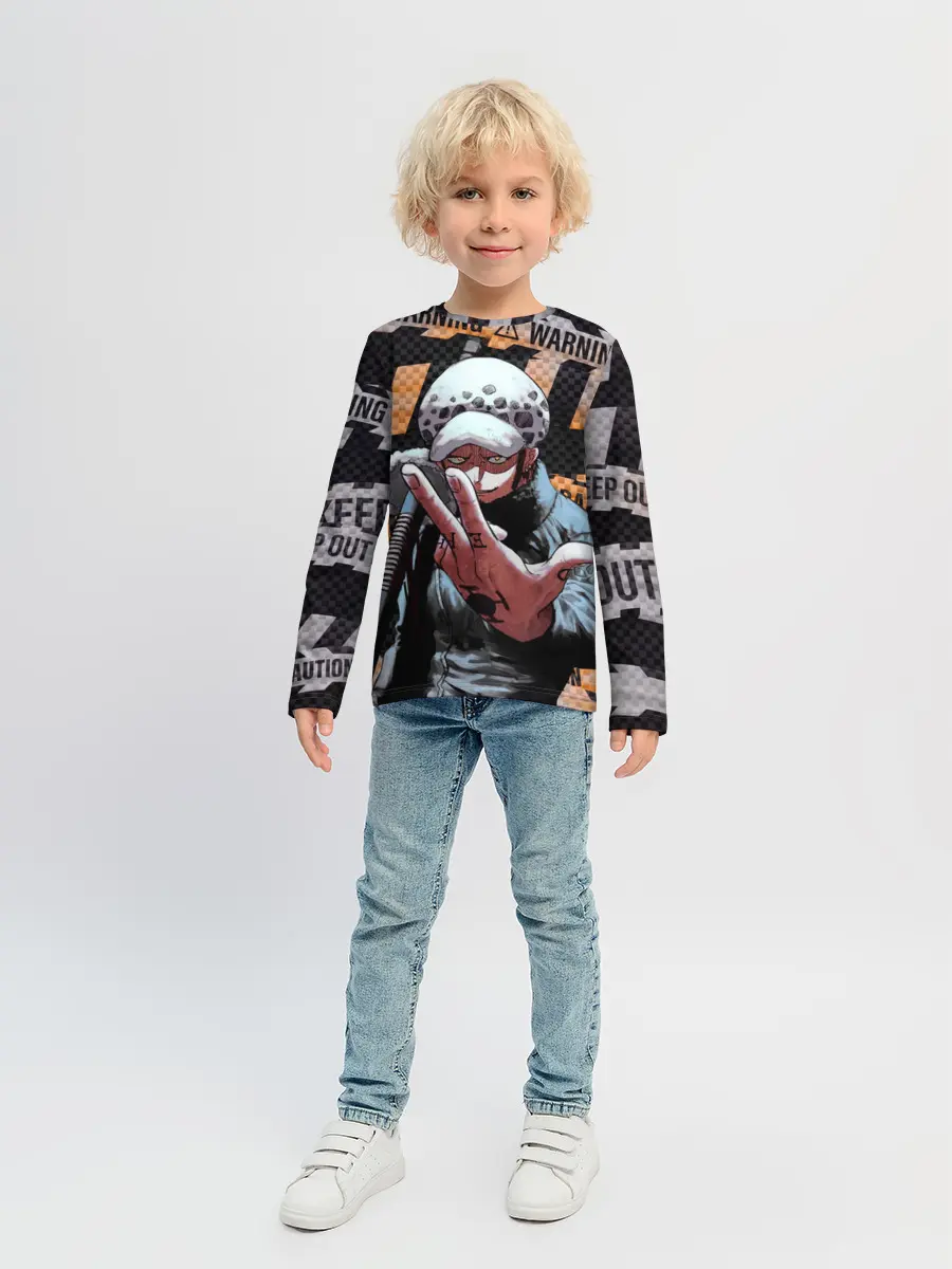 Детский лонгслив / Трафальгар Ло особо опасен