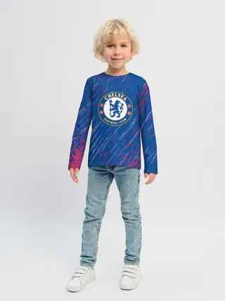 Детский лонгслив / Chelsea: Logo.
