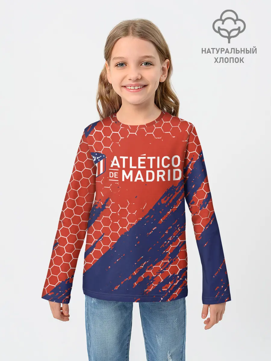 Детский лонгслив / Atletico Madrid: Football Club.