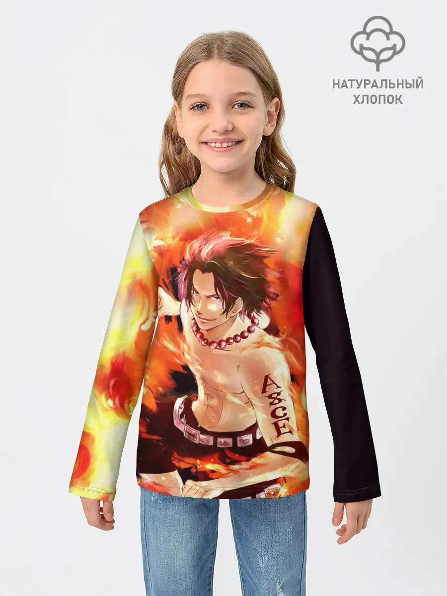 Детский лонгслив / ONE PIECE ASCE HERO