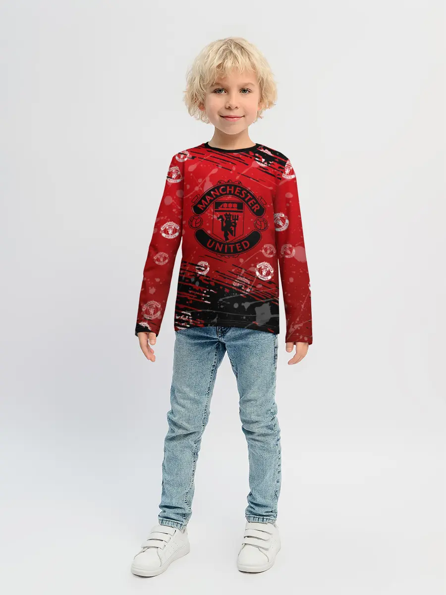 Детский лонгслив / Manchester United: Возвращения Ronaldo.