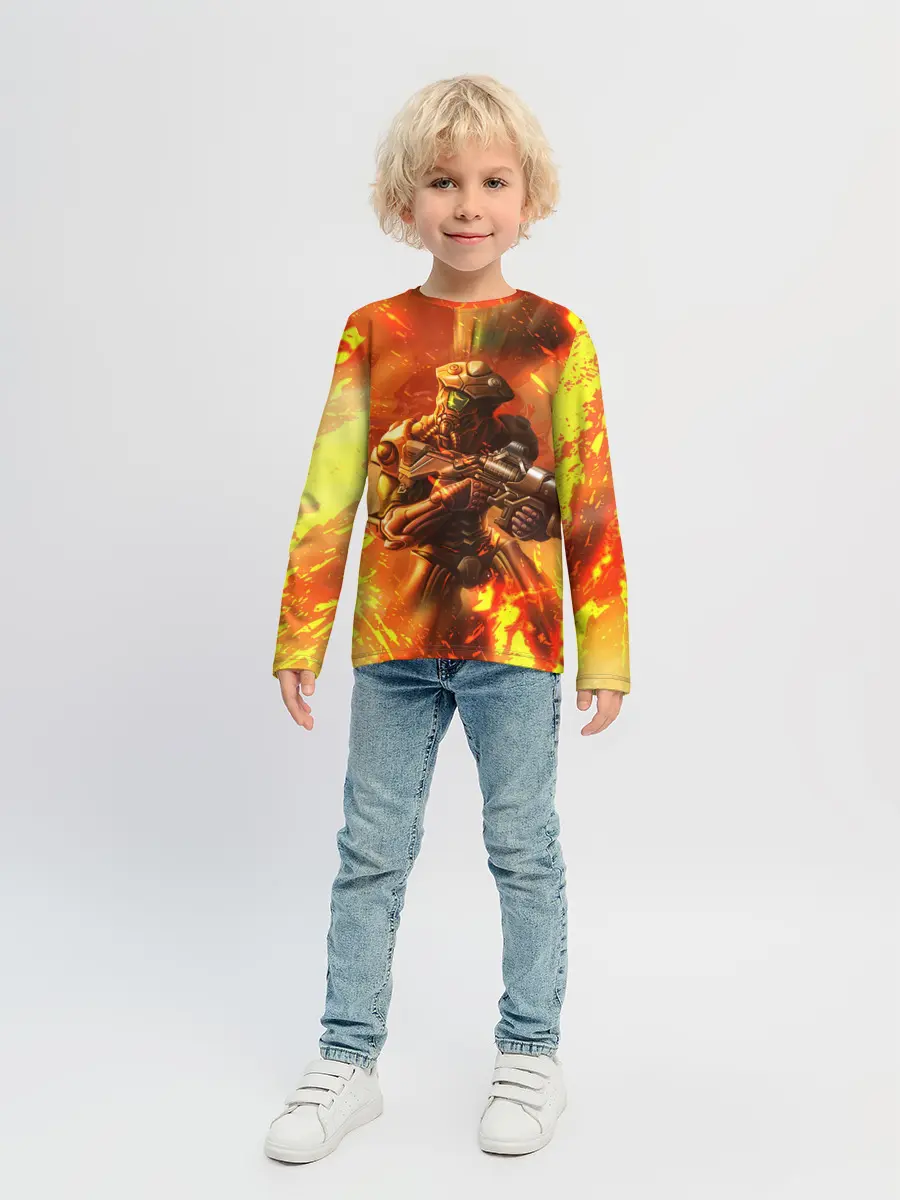 Детский лонгслив / Doom ART