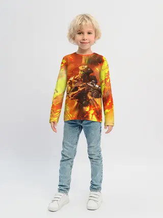 Детский лонгслив / Doom ART