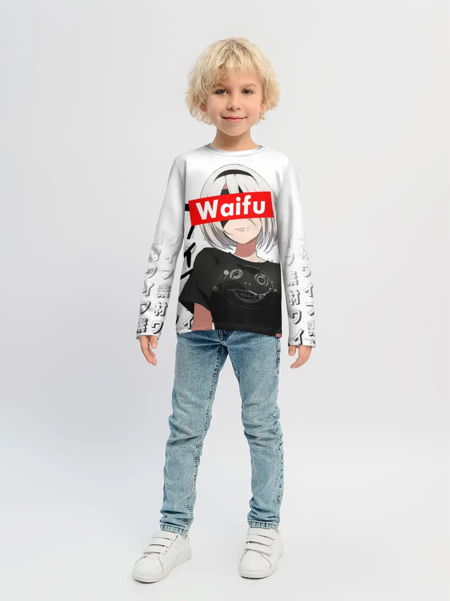 Детский лонгслив / Waifu - 2B Nier