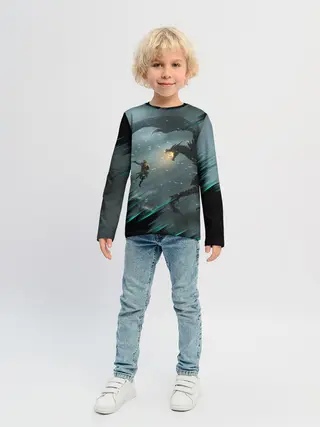 Детский лонгслив / TES FUS RO DAH | DRAGON