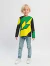 Детский лонгслив / JDM GREEN YELLOW LOGO