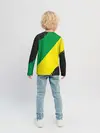 Детский лонгслив / JDM GREEN YELLOW LOGO