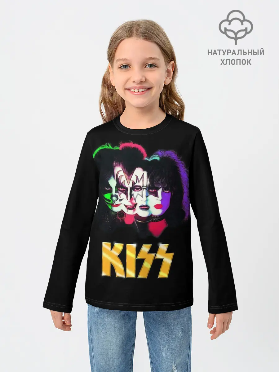 Детский лонгслив / Четверо из Кисс