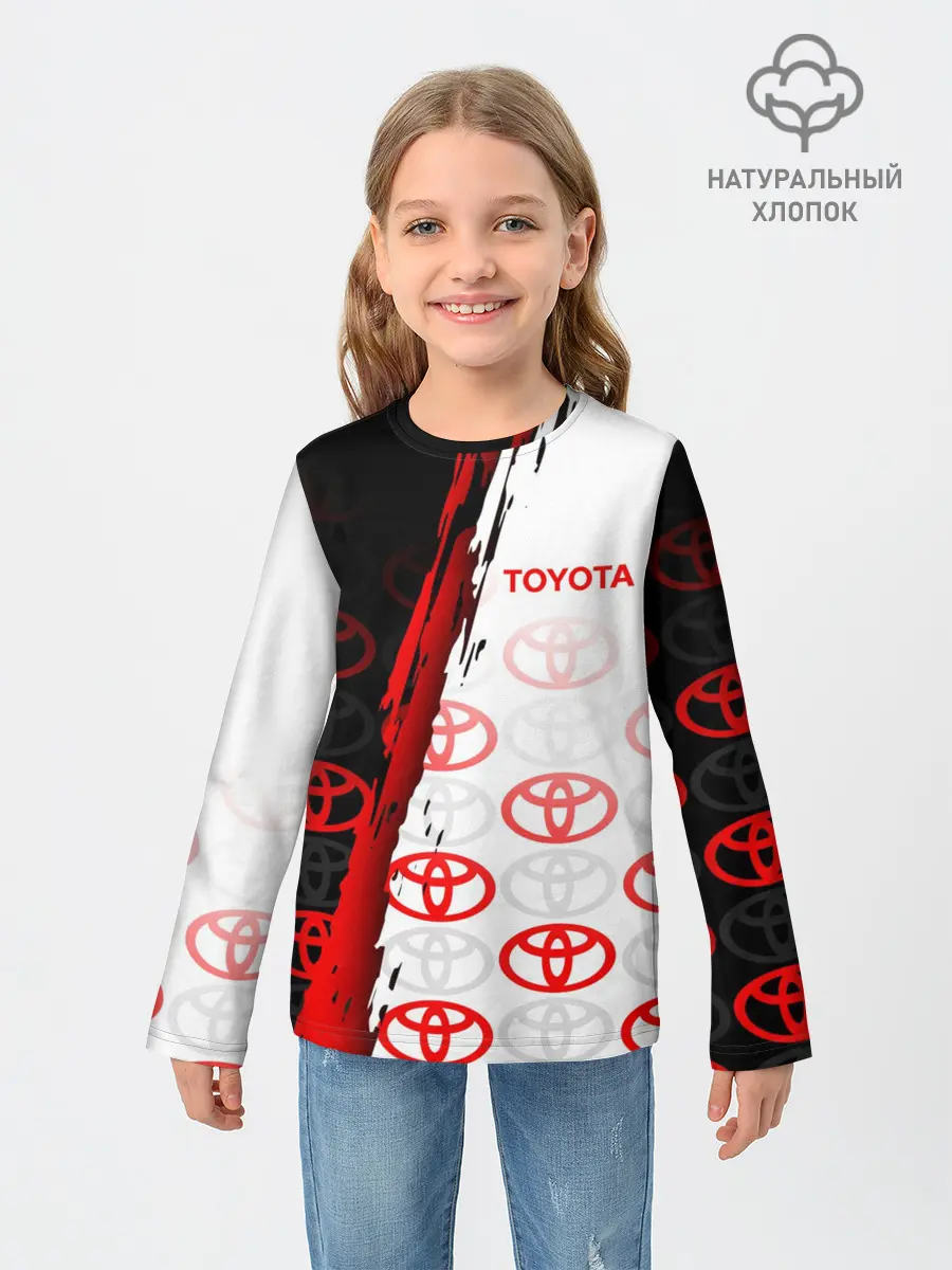 Детский лонгслив / TOYOTA SPORT / GRUNGE / ГРАНЖ