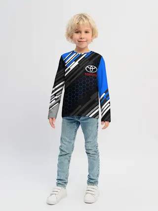 Детский лонгслив / TOYOTA SPORT / ЛИНИИ / LINES