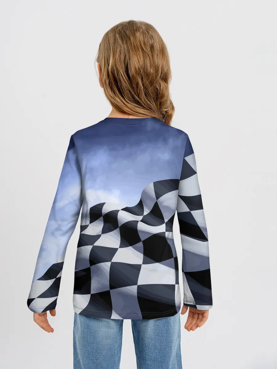 Детский лонгслив / Bully - легендарный гонщик