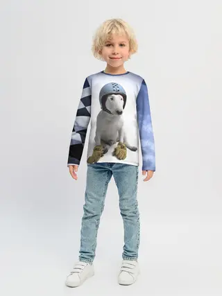 Детский лонгслив / Bully - легендарный гонщик