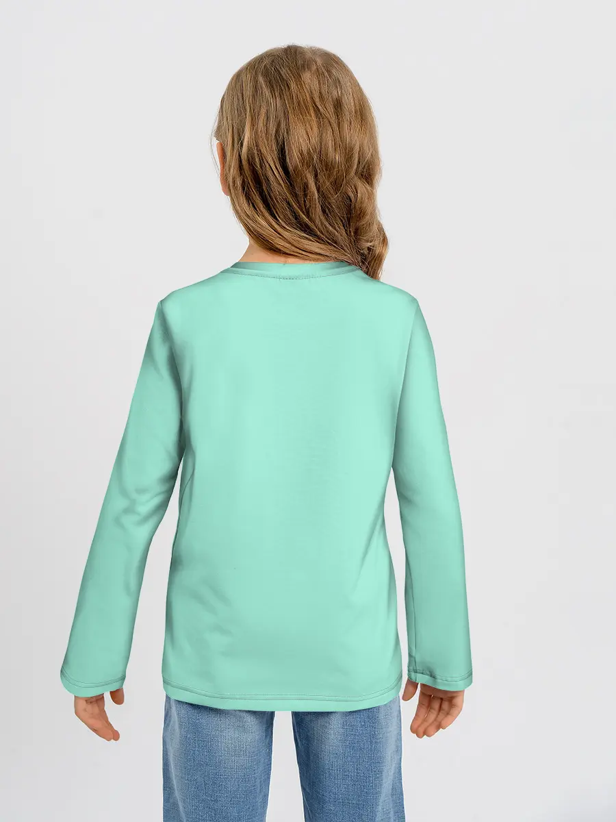 Детский лонгслив / Зима. Новогодний лисенок