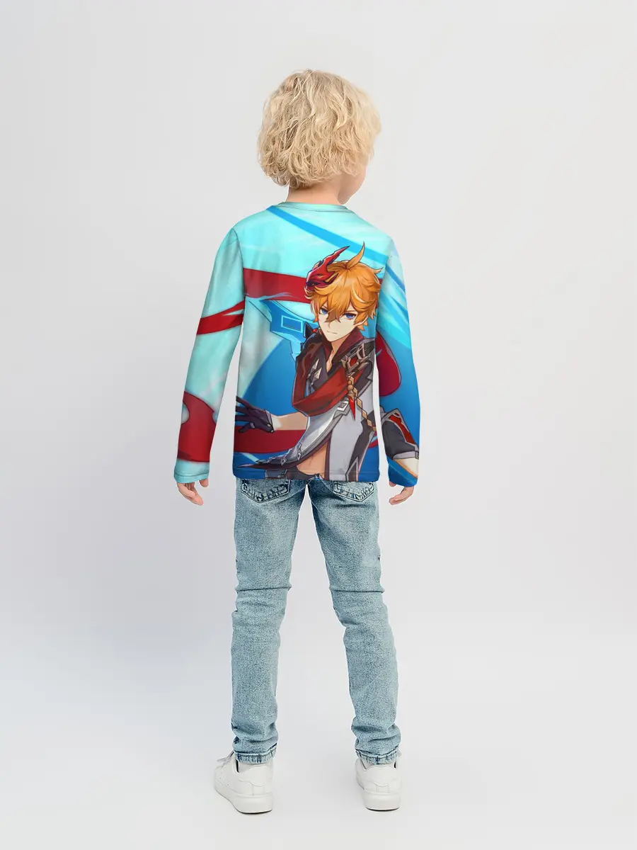 Детский лонгслив / Геншин импакт: Тарталья