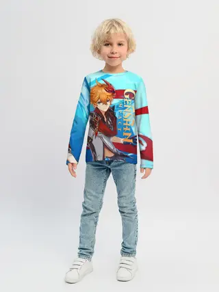 Детский лонгслив / Геншин импакт: Тарталья