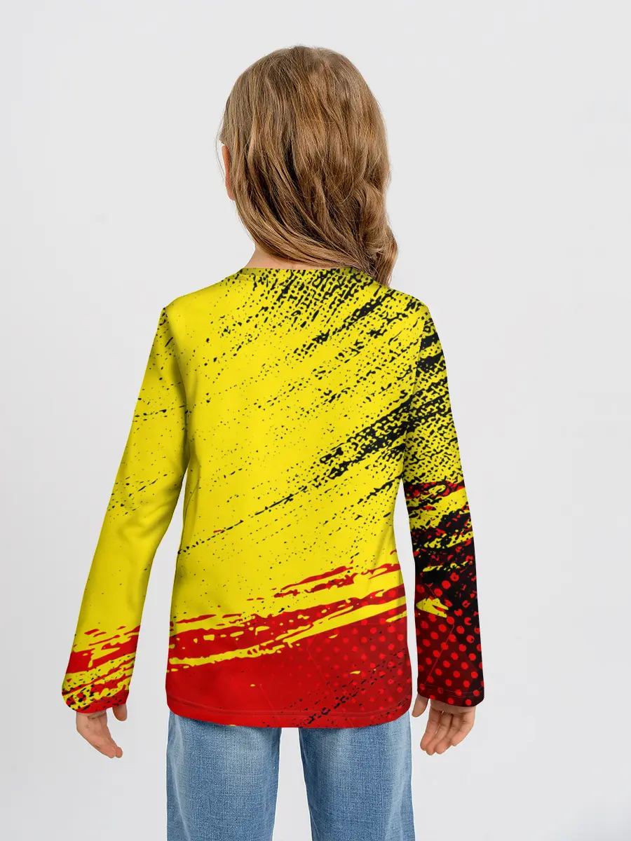 Детский лонгслив / Manchester United Футбольный клуб.