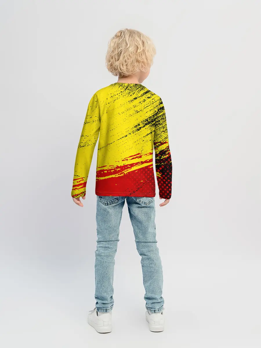 Детский лонгслив / Manchester United Футбольный клуб.