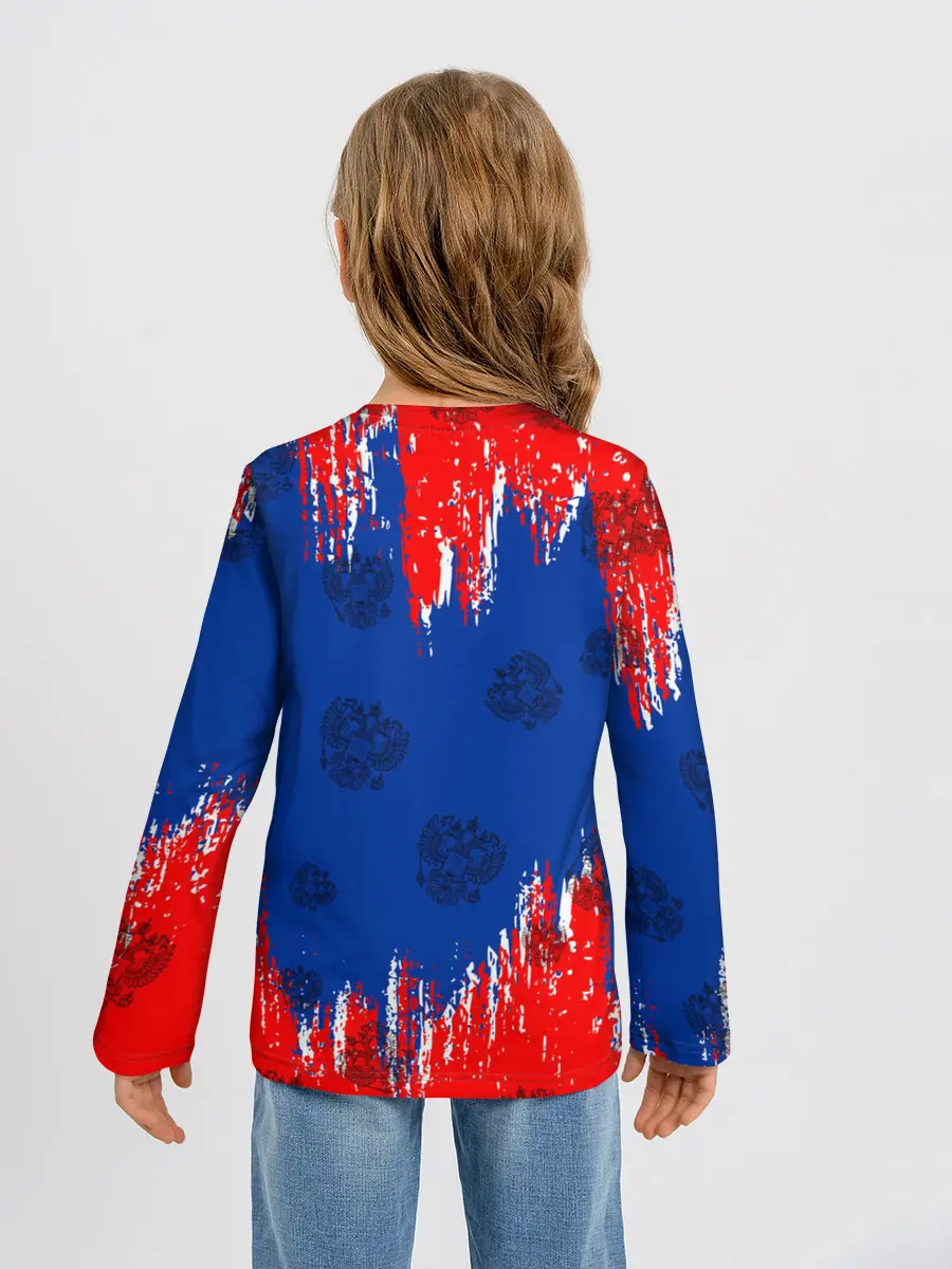 Детский лонгслив / Патриот России. Я Русский!