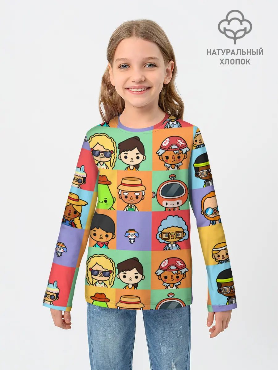 Детский лонгслив / TOCA BOCA WORLD HERO
