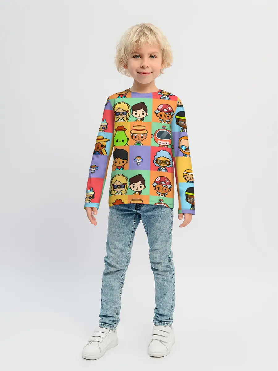 Детский лонгслив / TOCA BOCA WORLD HERO