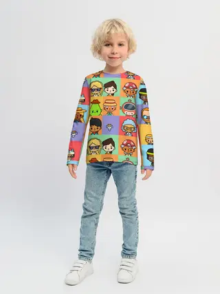 Детский лонгслив / TOCA BOCA WORLD HERO