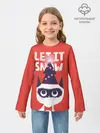Детский лонгслив / Котик. Новый год