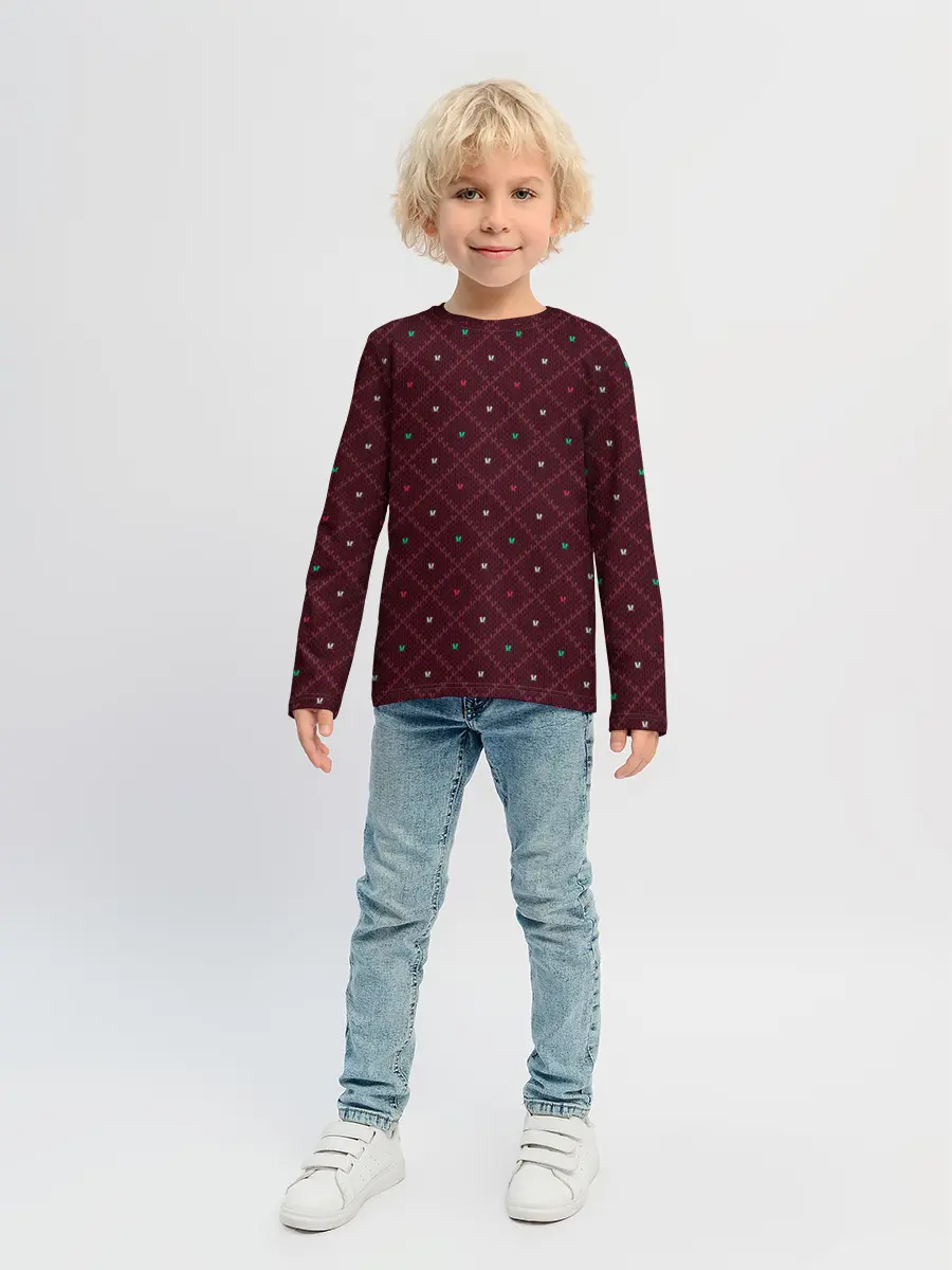 Детский лонгслив / Knitted Texture