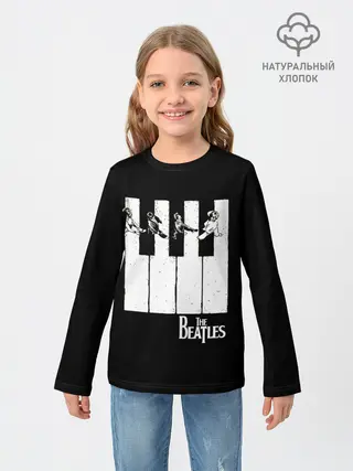 Детский лонгслив / THE BEATLES ЗНАМЕНИТАЯ КАРТИНКА