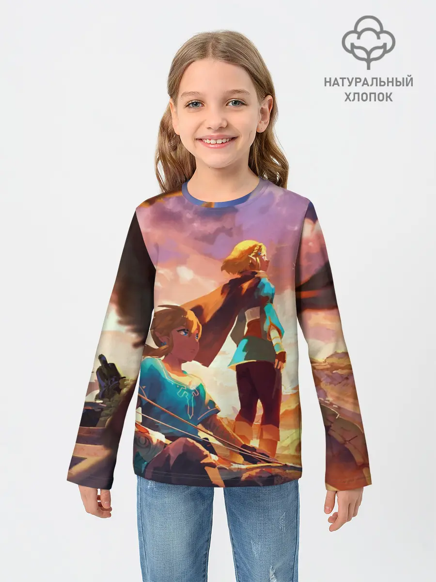 Детский лонгслив / Legend of Zelda | Легенда о Зельде