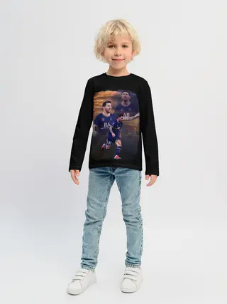 Детский лонгслив / ЛИОНЕЛЬ МЕССИ ПСЖ