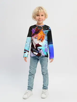 Детский лонгслив / Genshin Impact: Tartaglia,