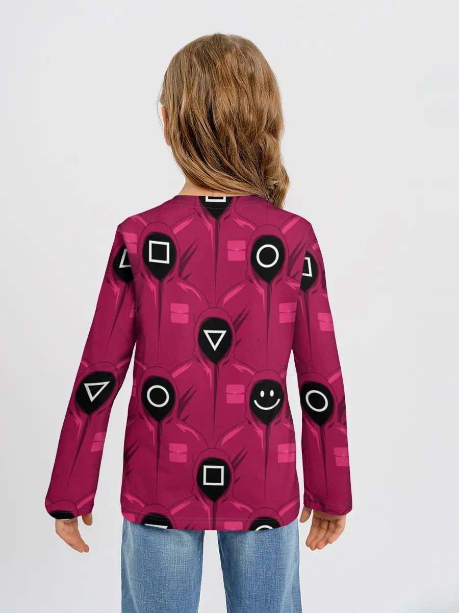 Детский лонгслив / СОТРУДНИКИ ИГРЫ В КАЛЬМАРА