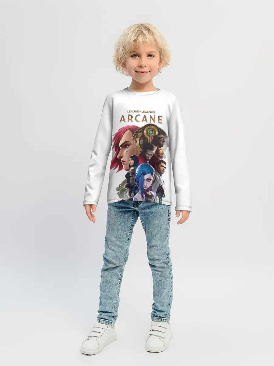 Детский лонгслив / Аркейн Вай,Паудер и др.