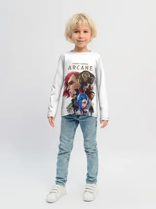 Детский лонгслив / Аркейн Вай,Паудер и др.