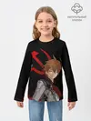Детский лонгслив / ТАРТАЛЬЯ | СНЕЖНАЯ | ЧЕРНЫЙ
