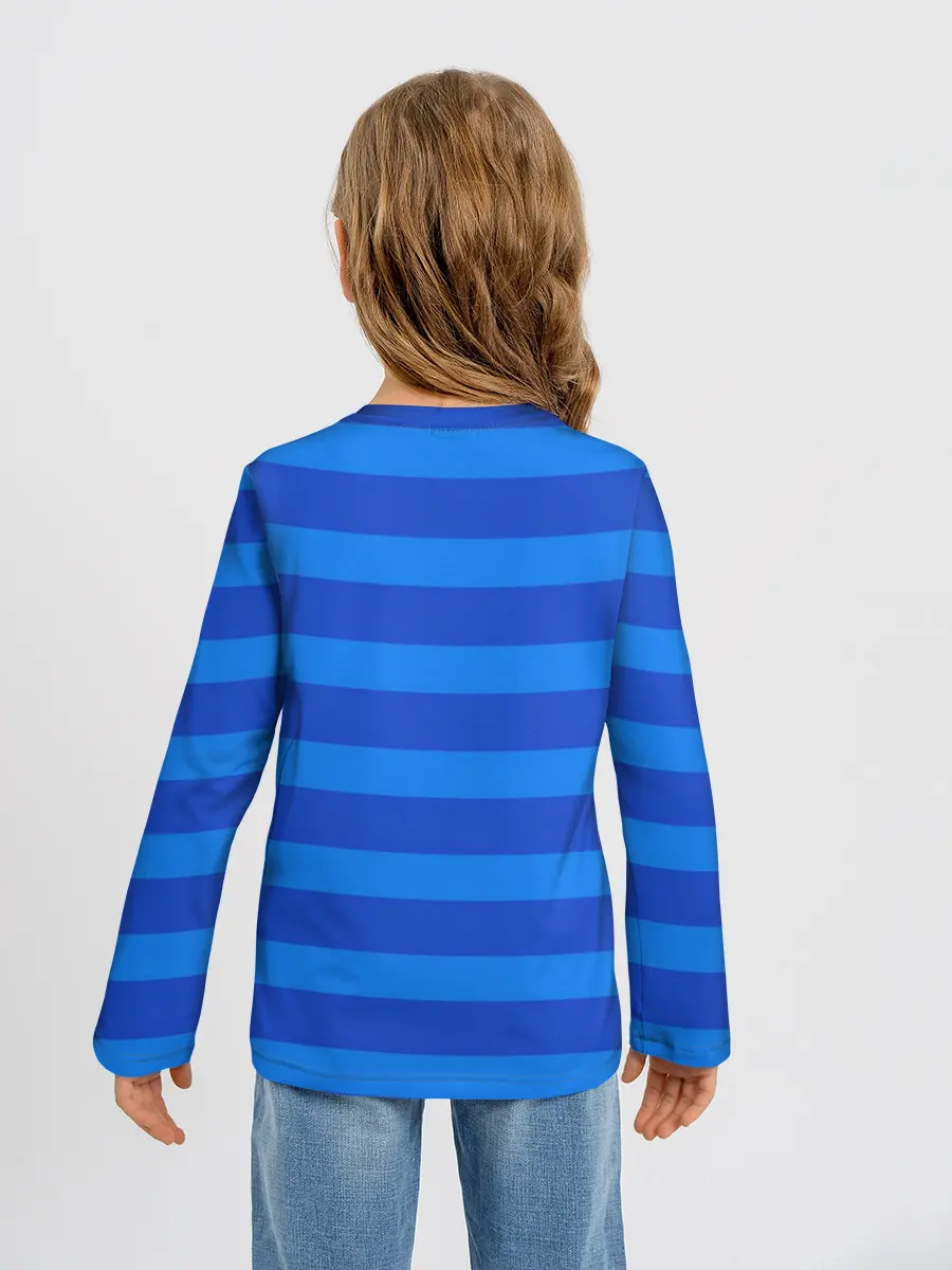 Детский лонгслив / Huggy Wuggy полосы