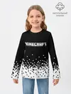 Детский лонгслив / Minecraft | Майнкрафт | логотип